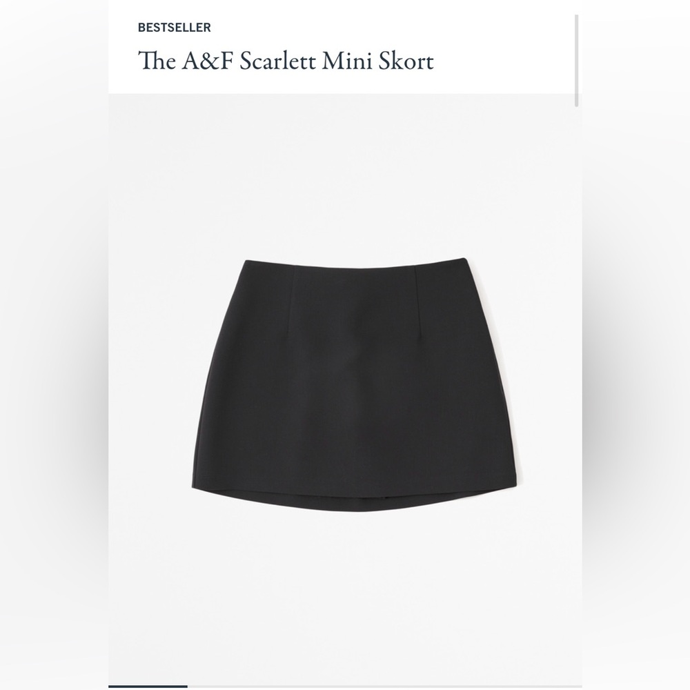 NEW Abercrombie Scarlett Mini Skort XS